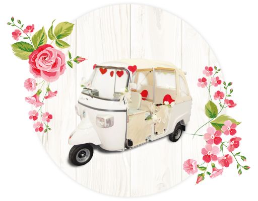 Piaggio APE Calessino Hochzeit